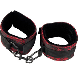 CalExotics Scandal Universal Cuffs, Red/Black
