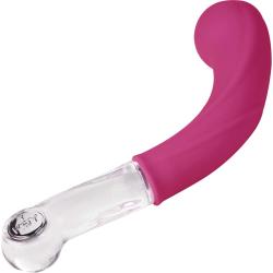 Key by Jopen Comet Premium Silicone G Spot Wand, 7.5 Inch, Raspberry Pink