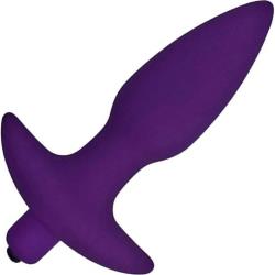Corked 2 Vibrating Silicone Butt Plug, 5.75 Inch, Lavender