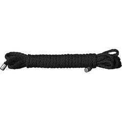 Ouch! Kinbaku Rope for BDSM Play, 32.8 Feet, Black