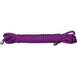 Ouch! Kinbaku Rope for BDSM Play, 32.8 Feet, Purple