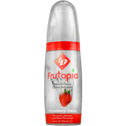 ID Frutopia Naturally Flavored Personal Lubricant, 3.4 fl.oz (100 mL), Strawberry