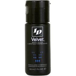 ID Velvet Body Glide Silicone-Based Personal Lubricant, 1 fl.oz (30 mL)