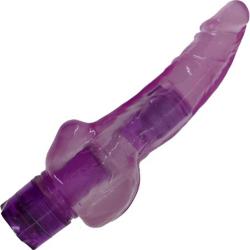 Crystal Caribbean No 3 Pulsating Vibrator, 8 Inch, Purple