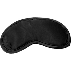 Sportsheets Sex and Mischief Satin Blindfold Eye Mask, One Size, Black