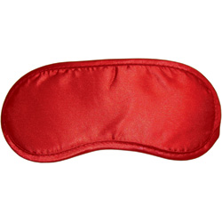 Sportsheets Sex and Mischief Satin Blindfold Eye Mask, One Size, Red