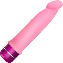 Luxe Purity Intimate Silicone Vibrator, 7.5 Inch, Pink