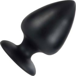 COLT Big Boy Silicone Butt Plug, 3.25 Inch, Black