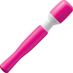 Mini Wanachi Silicone Vibrating Massager, 8.25 Inch, Pink