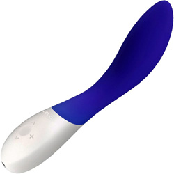 Lelo Mona Wave Rechargeable Silicone Vibe, 7.75 Inch, Midnight Blue