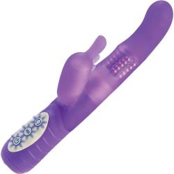 Petite L`Amour Premium Silicone Massager Petite Tripler, 8.5 Inch, Purple