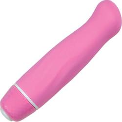 Pink Poppers Mini Mite Intimate Vibrator, 5 Inch, Pink
