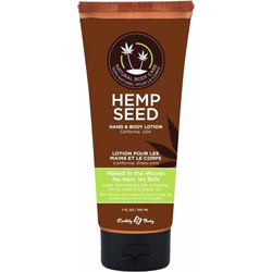 Earthly Body Hemp Seed Hand and Body Lotion, 7 fl.oz (207 mL), Naked in the Woods