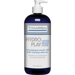 TitanMen Hydro Play Water Based Glide, 32 fl.oz (946 mL)