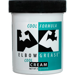 Elbow Grease Cool Cream Personal Lubricant, 4 oz (113 g) Jar