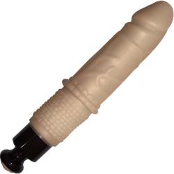 AR Always Ready Slippery Smooth Dongs No 6 Intimate Vibrator, 7.5 Inch, Flesh