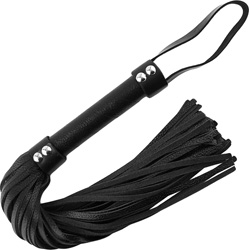 Rouge Leather Flogger H-Style, Black