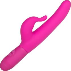 CalExotics 10-Function Silicone Teasing Tickler Vibe, 9 Inch, Pink