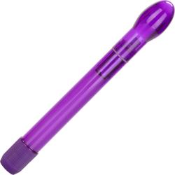 CalExotics Slender Tulip Wand Vibrator, 6.75 Inch, Purple