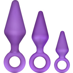 Luxe Candy Rimmer Anal Training Kit, Purple