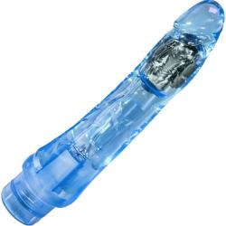 Naturally Yours Mambo Vibrator, 9 Inch, Blue