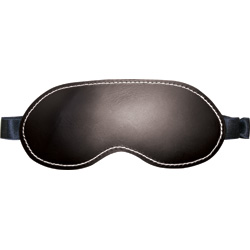 Sportsheets Edge Leather Blindfold, One Size, Black