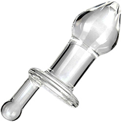 glas Juicer Glass Butt Plug, 5 Inch, Clear