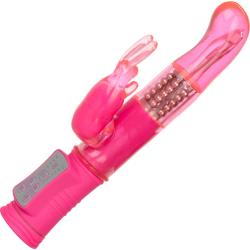 CalExotics Shane`s World Slim Jack Rabbit G Vibrator, 8.5 Inch, Pink