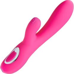 nu Sensuelle Femme Luxe 10 Function Rechargeable Rabbit Vibrator, Pink