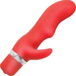 Nasstoys Perfect Fit Clit Flicker Silicone Vibe, 4.5 Inch, Red