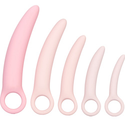 CalExotics Inspire Silicone Vaginal Dilator 5 Piece Kit, Pink
