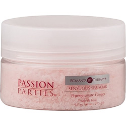 Passion Parties Romanta Therapy Sensuous Spa Soak, 9.7 ounce (275 g), Pomegranate Ginger