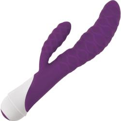 Gossip Ivy Dual Action Silicone Personal Vibrator, 8.75 Inch, Violet