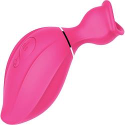 Hott Products Bliss Allure Clitoral Suction Vibrator, 4 Inch, Magenta