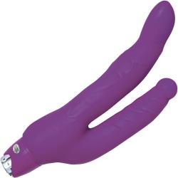 Sex Double Penetrator Dual Motor Vibe, 10 Inch, Purple