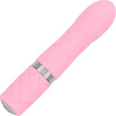 Pillow Talk Flirty Luxury Rechargeable Mini Massager, 4.3 Inch, Pink