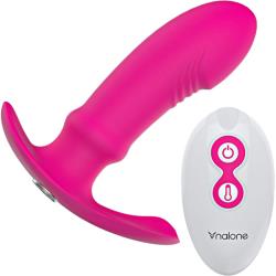 Nalone Marley Heated Vibrator with Remote Control, 5 Inch, Pink