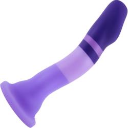 Blush Novelties Avant D2 Silicone Dildo with Suction Cup, 7.5 Inch, Purple Rain