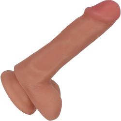 Thinz Slim Dong with Balls by Curve Novelties, 6 Inch, Vanilla