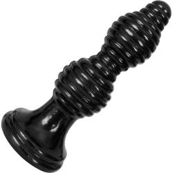 Royal Hiney Red The Queen Vibrating Butt Plug, Black