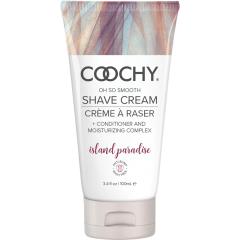 Coochy Oh So Smooth Shave Cream, 3.4 fl.oz (100 mL), Island Paradise