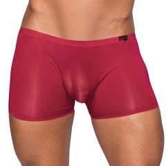 Male Power Seamless Sleek Sleek Shorts, Medium, Red Wine
