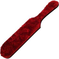 Rouge Double Sided Furry Paddle, 13.5 Inch, Red