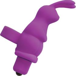 Nasstoys Seduce Me Rabbit Clit Teaser Finger Vibe, 3.5 Inch, Purple