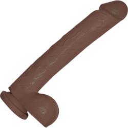All American Ultra Whoppers Straight Dong, 11 Inch, Brown
