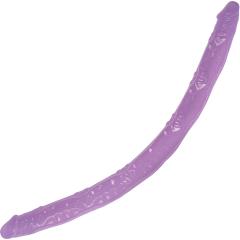 Butt to Butt Double Play Dual Ended Dildo, 18 Inch, Grape