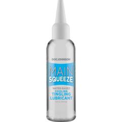 Doc Johnson Main Squeeze Cooling/Tingling Lubricant, 3.4 fl.oz (100 mL)