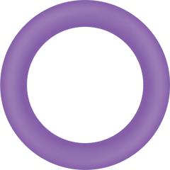 Firefly Glow-in-the-Dark Halo Cock Ring, Medium, Purple Glow