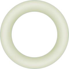 Firefly Glow-in-the-Dark Halo Cock Ring, Small, Clear Glow