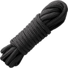 Sinful Nylon Bondage Rope, 25 feet, Black